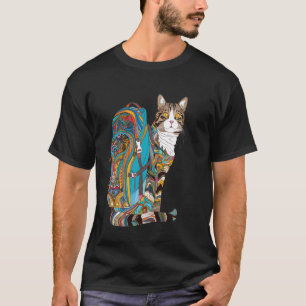Kat krijgt rugzak terug naar school eerste dag jon t-shirt