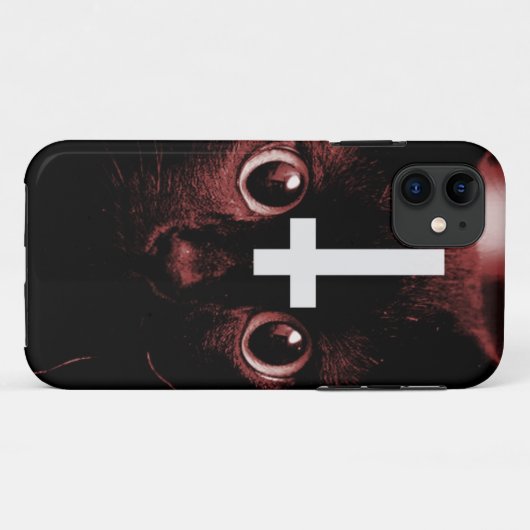 Kat kruis Case-Mate iPhone case (Achterkant (horizontaal))