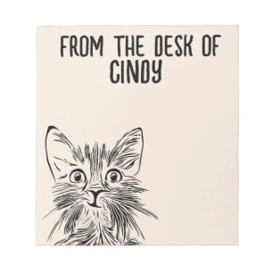 KAT KUNNEN KUNNEN SCHRIJVEN PAD PERSONALISEERD BRI NOTITIEBLOK