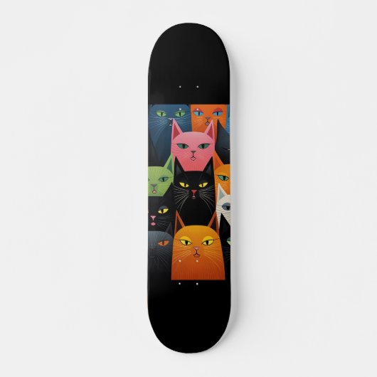 KAT KUNST SKATEBOARD (Voorkant)
