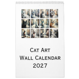 Kat Kunst Wandkalender 2027 Kalender