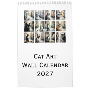 Kat Kunst Wandkalender 2027 Kalender