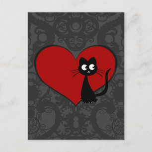 Kat Kuro Love II Briefkaart