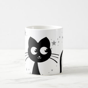 Kat Kuro White Magische Mok