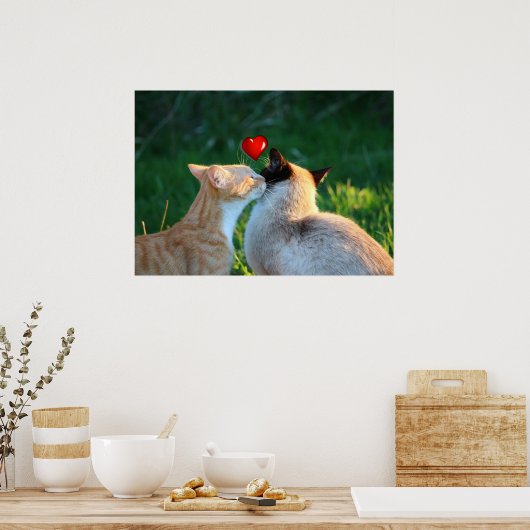 kat kus poster (Keuken)
