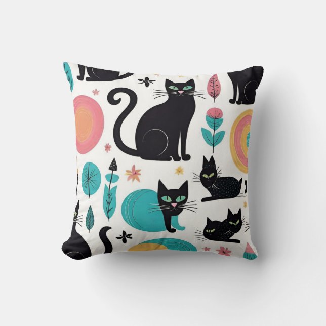 Kat kussen (Voorkant)