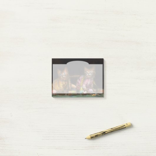 Kat - Kustmakers 1915 Post-it® Notes (Op bureau)