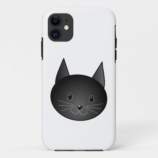 Kat. Kutzwart kat. Case-Mate iPhone Case (Achterkant)