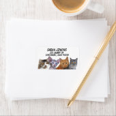 KAT KUUTE ROW VAN DE Etiketten van het Adres van d (Insitu)