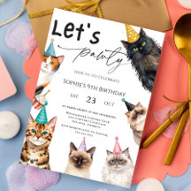 Kat Laat Ons Feest Kitten Lieve kat 9e Verjaardag