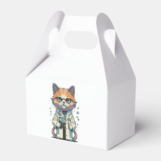 Kat Lab gefocust Bedankdoosjes (Voorkant Zijde)