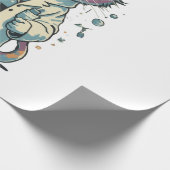 Kat Lab gefocust Cadeaupapier (Hoek)