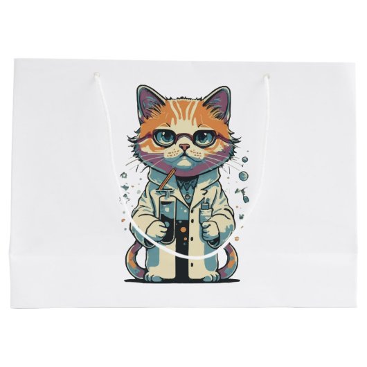 Kat Lab gefocust Groot Cadeauzakje (Achterkant)