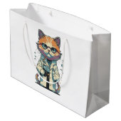 Kat Lab gefocust Groot Cadeauzakje (Achterkant Gekanteld)