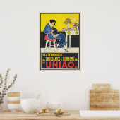 Kat Lady, Black Cat Art, kleurrijke  kunst Poster (Keuken)