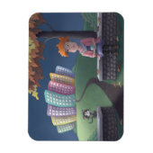 Kat Lady in het park Magnet Magneet (Verticaal)