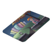 Kat Lady in het park Magnet Magneet (Linkerzijde)