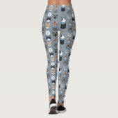 Kat Lady-leggings - design met kat Leggings (Achterkant)