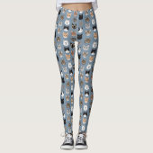 Kat Lady-leggings - design met kat Leggings (Voorkant)