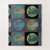 Kat Lady Multi Cats Sitting Thunder_Cove Legpuzzel (Verticaal)