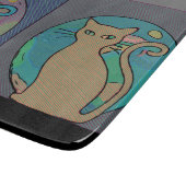 Kat Lady Multi Cats Sitting Thunder_Cove Snijplank (Hoek)