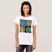 Kat Lady Multi Cats Sitting Thunder_Cove T-shirt (Voorkant volledig)