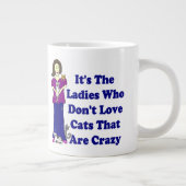 Kat Lady (niet gek) Grote Koffiekop (Rechts)