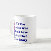 Kat Lady (niet gek) Koffiemok (Voorkant links)