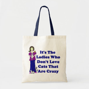 Kat Lady (niet gek) Tote Bag
