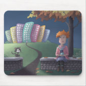 Kat Lady op de Muismat van het park (Voorkant)