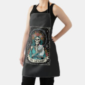 Kat Lady Skelet Tarot Bloem Gothic Schort (Insitu)