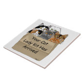 Kat Lady Starter Kit Tegeltje (Zijkant)