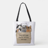 Kat Lady Starter Kit Tote Bag (Achterkant)