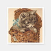 Kat, lakens Servetten (Voorkant)