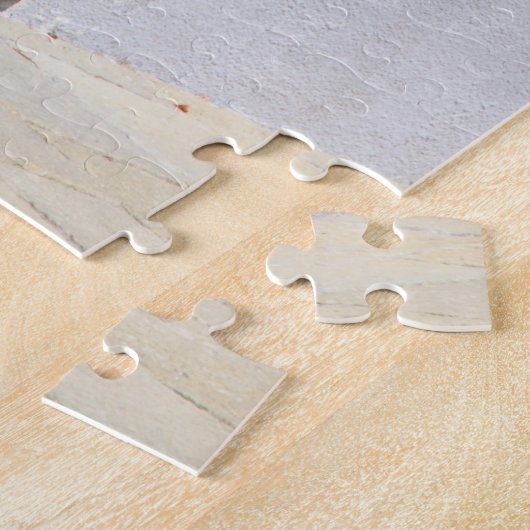 Kat langs de deur in Burano, Italië Legpuzzel (Zijkant)