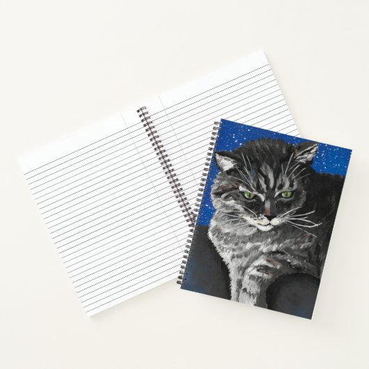 Kat-laptop Notitieboek (Binnen)