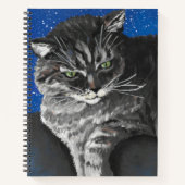 Kat-laptop Notitieboek (Voorkant)