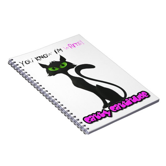 Kat-laptop Notitieboek (Rechterzijde)