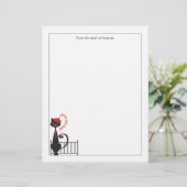 Kat-laptoppapier Briefhoofd (Staand voorkant)