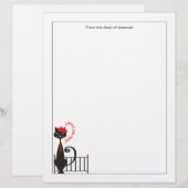 Kat-laptoppapier Briefhoofd (Voorkant / Achterkant)