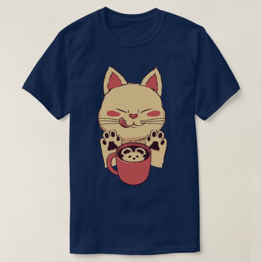 Kat Latte Little Mouse Light van Tobe Fonseca T-shirt (Design voorkant)