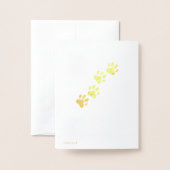 Kat leeg in Folie Opmerking Kaart (Met envelop)