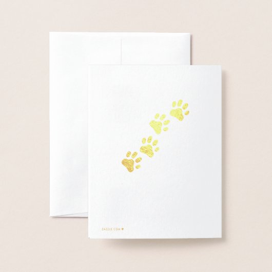 Kat leeg in Folie Opmerking Kaart (Met envelop)