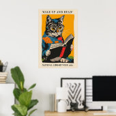 Kat Lees Poster - Word Up en Lees! - Nationaal (Thuiskantoor)