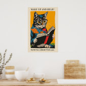 Kat Lees Poster - Word Up en Lees! - Nationaal (Keuken)
