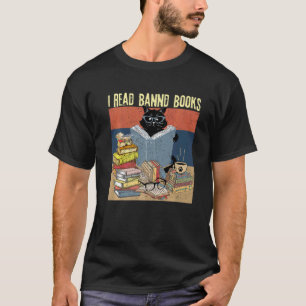Kat Lees Verboden Boeken Grappige Boekenwurmen Lez T-shirt