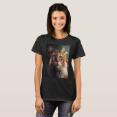 Kat Leeuw Vlinder T-shirt (Voorkant volledig)