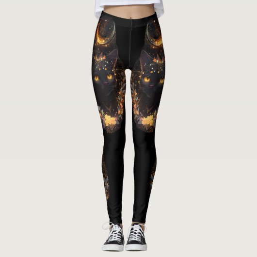 Kat-Leggings van Hecate - Kute Leggings (Voorkant)
