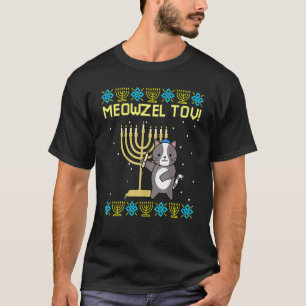 Kat lelijke Hanukkah familie bijpassende pyjama Me T-shirt