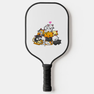 Kat Leuk Kat Stapel Katten Anime Kawaii Neko Gift Pickleball Paddle